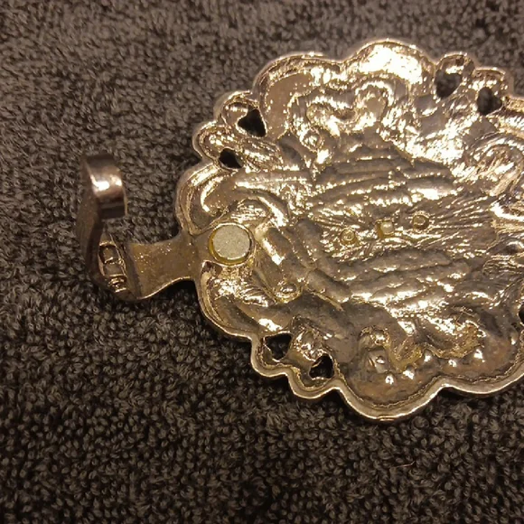 Cross Pendant with Crystals - Picture 4 of 6